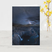 Palouse Falls Park & Milky Way | Washington State Kaart (Gele Bloem)