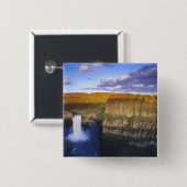 Palouse Falls State Park in Washington Vierkante Button 5,1 Cm (Voorkant /achterkant)