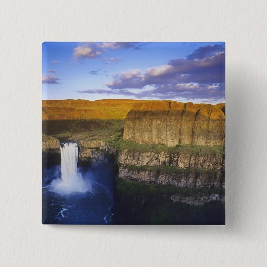 Palouse Falls State Park in Washington Vierkante Button 5,1 Cm (Voorkant)