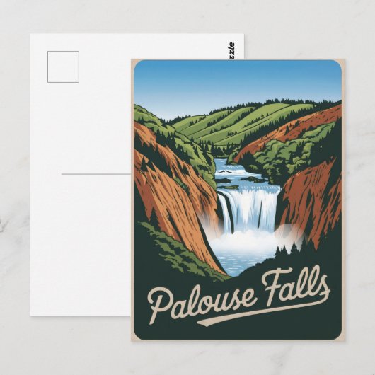 Palouse Herfsten  Briefkaart (Voorkant / Achterkant)