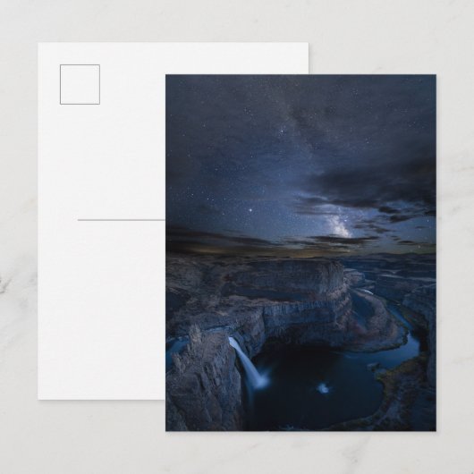 Palouse Herfsten Park & Milky Way | Staat Washingt Briefkaart (Voorkant / Achterkant)