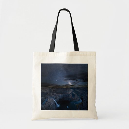 Palouse Herfsten Park & Milky Way | Staat Washingt Tote Bag (Voorkant)