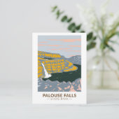 Palouse Herfsten State Park Washington  Briefkaart (Staand voorkant)