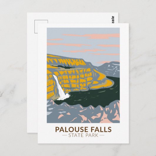 Palouse Herfsten State Park Washington  Briefkaart (Voorkant / Achterkant)