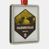 Palouse Herfsten State Park Washington Metalen Ornament (Rechts)