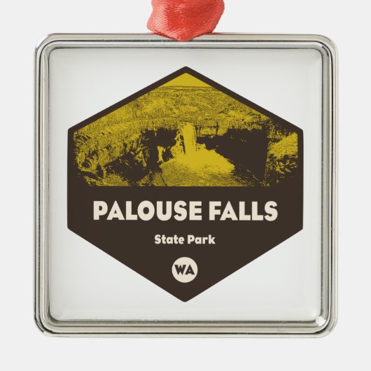 Palouse Herfsten State Park Washington Metalen Ornament (Voorkant)