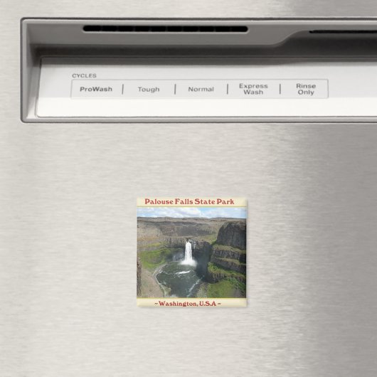 PALOUSE HERFSTEN STATE PARK WATERVALLEN MAGNEET (Insitu (Vaatwasser))