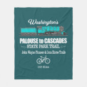 Palouse naar Cascades SPT (RT2) Fleece Deken (Voorkant)