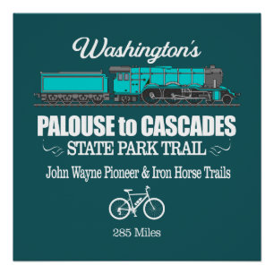 Palouse naar Cascades SPT (RT2) Perfect Poster