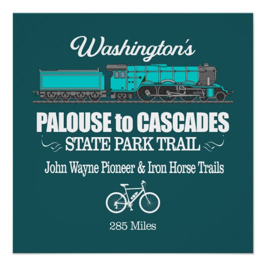 Palouse naar Cascades SPT (RT2) Perfect Poster (Voorkant)