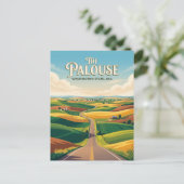 Palouse Scenic Byway USA Briefkaart (Staand voorkant)
