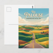 Palouse Scenic Byway USA Briefkaart (Voorkant / Achterkant)