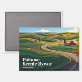 Palouse Scenic Byway USA Magneet (Voorkant / Achterkant)