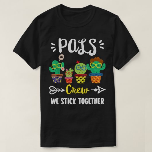 PALS-bemanning, Funny School Cactus Team PALS-lera T-shirt (Design voorkant)