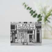 Pal's Coffee House, 1939 Briefkaart (Staand voorkant)