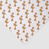 Pals Patroon voor paardenbrood met taarkleurig Xma Tissuepapier (Detail)