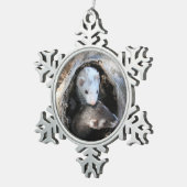 Pals Tin Sneeuwvlok Ornament (Rechts)
