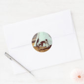 PALS van SHARON SHARPE Ronde Sticker (Envelop)