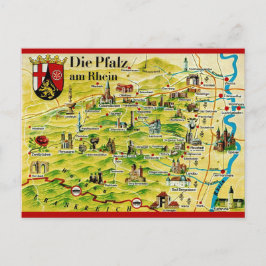 Paltz aan de Rijn - Duitsland Ansichtkaart Briefkaart