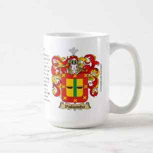 Palumbo, de Oorsprong, de Betekenis en de Crest Koffiemok