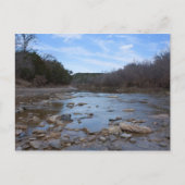 Paluxy River op het briefkaart van Dinosaur Valley (Voorkant)