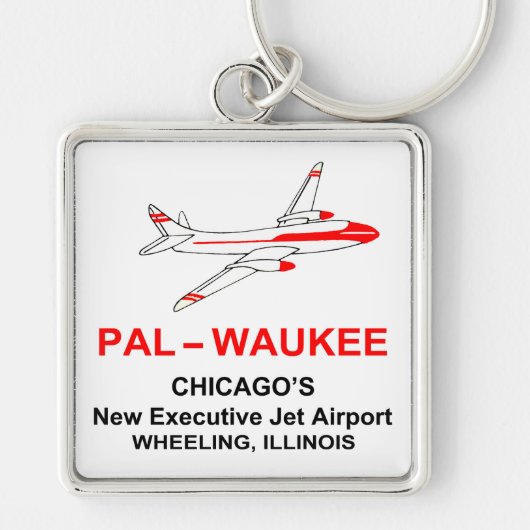 Palwaukee Airport, Wheeling, Illinois Sleutelhanger (Voorkant)