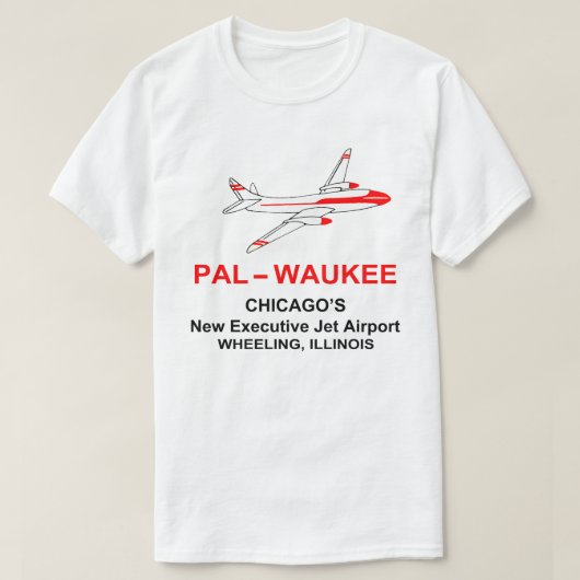 Palwaukee Airport, Wheeling, Illinois T-shirt (Design voorkant)