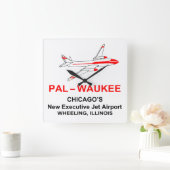 Palwaukee Airport, Wheeling, Illinois Vierkante Klok (Huis)