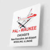 Palwaukee Airport, Wheeling, Illinois Vierkante Klok (Hoek)