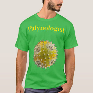 Palynoloog design for pollen and palynology love t-shirt