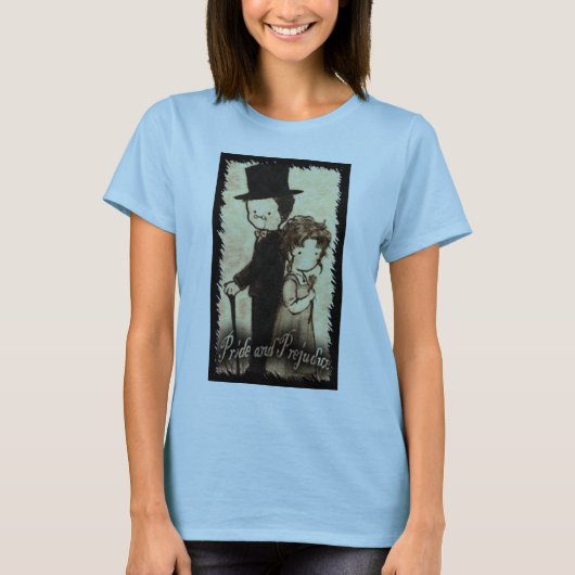 Pam Moore— Baby doll Medium brown "Director" T-shirt (Voorkant)