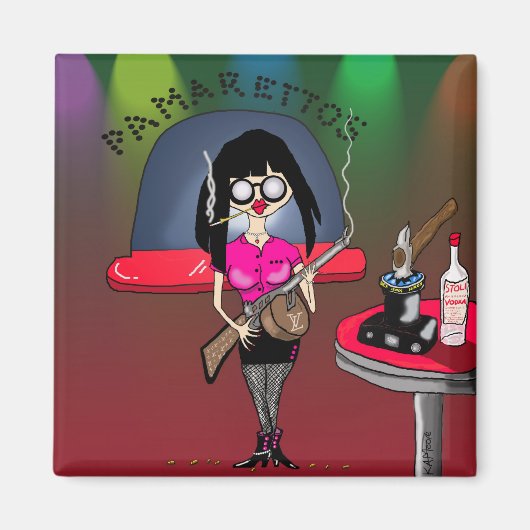 Pam-Pam La Rue Magneet (Voorkant)