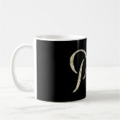 Pam white gold Handwriting Tasse Kaffeetasse Koffiemok (Links)