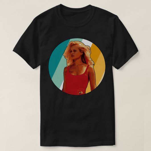 pamela anderson - Baywatch retro T-shirt (Design voorkant)