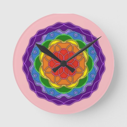 Pamela Design Clock Ronde Klok (Voorkant)