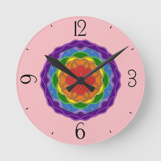 Pamela Design Clock Ronde Klok (Voorkant)