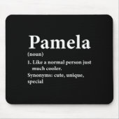 Pamela Name Definition Funny D Muismat (Voorkant)