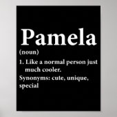 Pamela Name Definition Funny D Poster (Voorkant)
