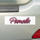 Pamela roze Aufkleber Sticker (Op auto)