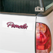 Pamela roze Aufkleber Sticker (Op Truck)