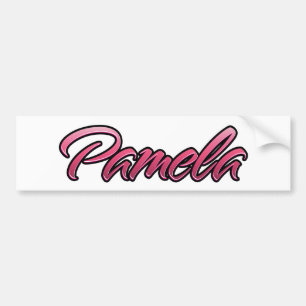 Pamela roze Aufkleber Sticker