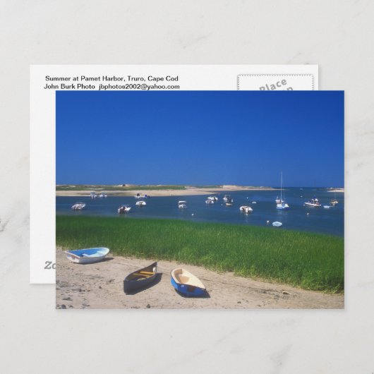 Pamet Harbour Truro Cape Cod. Briefkaart (Voorkant / Achterkant)
