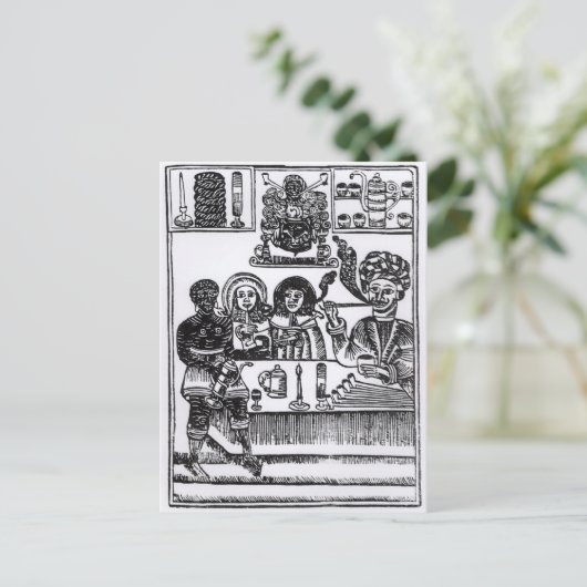 Pamflet tegen het roken briefkaart (Staand voorkant)