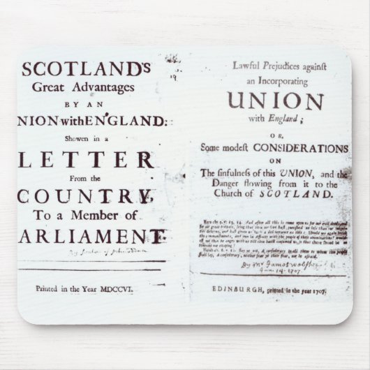 Pamfletten met beide zijden muismat (Voorkant)