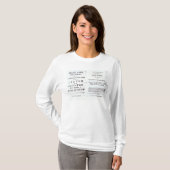 Pamfletten met beide zijden t-shirt (Voorkant volledig)