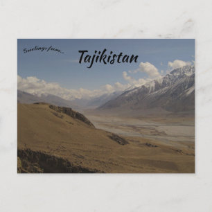 Pamir-bergen in Tadzjikistan Briefkaart