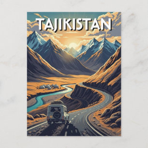 Pamir Highway Tadzjikistan Reis  Briefkaart