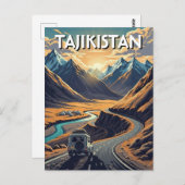 Pamir Highway Tajikistan Travel  Briefkaart (Voorkant / Achterkant)