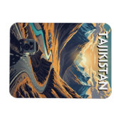 Pamir Highway Tajikistan Travel Magneet (Horizontaal)