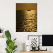 Pamlico Sound Sunset Poster (Thuiskantoor)